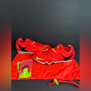 Nike Zoom Pole Vault Elite Track Shoes Coral Crimson Men's Size 10.5 FZ9649-600